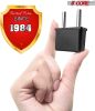 Type C USA Us to EU Europe Outlet Plug Adapter. Small for Easy Portability for Travel Black in Wall ( No Convertor) 5 Core 4 Pieces Pack