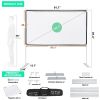 Projector Screen with Stand 100 Inch 16:9 HD 4K Projection with Carrying Bag Home Theater Theater