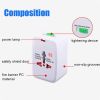 New Travel Adaptor Converter in One Universal Wall AC Power Plug Adaptor Wall Charger for UK US AUS EUR Cell Phone Laptop