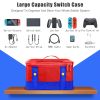 Large Carrying Protective Case For Switch OLED Console Pro Controller; Travel Storage Bag Case For Switch Accessories