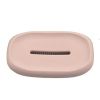 Soap Holder 2-in-1 Silicone + Soft Bath Brush Soap Box for Home Travel Soap Dish Bathroom Accessories