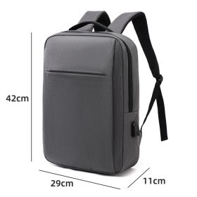 Men 15.6 Inch Laptop Backpacks Business Travel Waterproof Shoulder Bag For Teenager Light Large Capacity School Backpack (Ships From: China, Color: T9029 Grey)