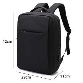 Men 15.6 Inch Laptop Backpacks Business Travel Waterproof Shoulder Bag For Teenager Light Large Capacity School Backpack (Ships From: China, Color: T9029 Black)