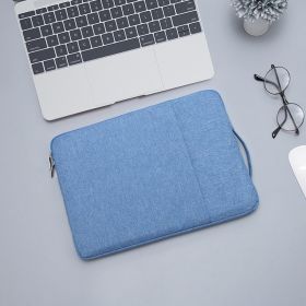 Laptop Bag for Macbook Air m2 Case 12 13.3 14 15 Inner Bladder For Macbook Pro Air M1 Lenovo Dell HP Huawei Xiaomi Denim Bag (Color: Sky Blue, size: Pro 14 A2442 2021)