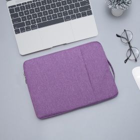 Laptop Bag for Macbook Air m2 Case 12 13.3 14 15 Inner Bladder For Macbook Pro Air M1 Lenovo Dell HP Huawei Xiaomi Denim Bag (Color: Purple, size: 14inch 15inch)