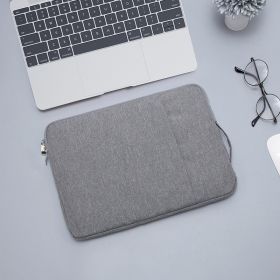 Laptop Bag for Macbook Air m2 Case 12 13.3 14 15 Inner Bladder For Macbook Pro Air M1 Lenovo Dell HP Huawei Xiaomi Denim Bag (Color: Light Grey, size: Pro 14 A2442 2021)