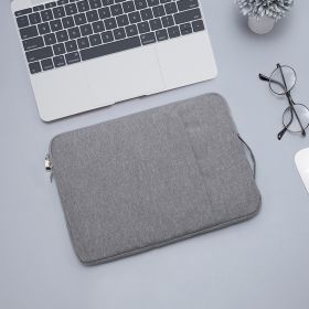 Laptop Bag for Macbook Air m2 Case 12 13.3 14 15 Inner Bladder For Macbook Pro Air M1 Lenovo Dell HP Huawei Xiaomi Denim Bag (Color: Light Grey, size: Pro 13  M2 A2338)