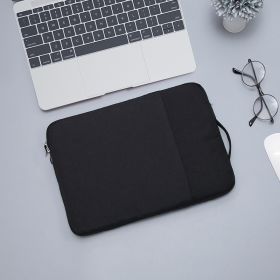 Laptop Bag for Macbook Air m2 Case 12 13.3 14 15 Inner Bladder For Macbook Pro Air M1 Lenovo Dell HP Huawei Xiaomi Denim Bag (Color: Black, size: 11inch 12inch)