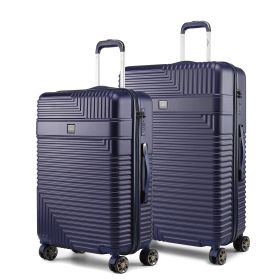 Mykonos Luggage Set-Extra Large and Large - 2 pieces (Material: Polycarbonate, Color: Navy)