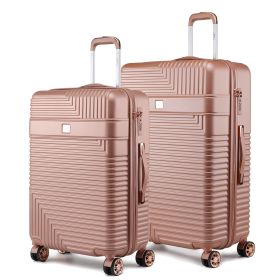 Mykonos Luggage Set-Extra Large and Large - 2 pieces (Material: Polycarbonate, Color: Rose Gold)