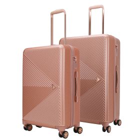 Felicity Luggage Set Extra Large and Large - 2 pieces (Material: Polycarbonate, Color: Rose Gold)