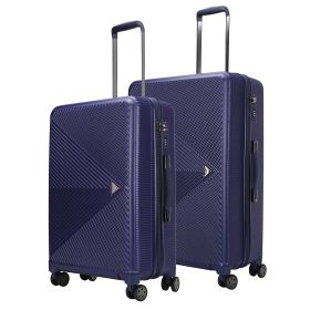 Felicity Luggage Set Extra Large and Large - 2 pieces (Material: Polycarbonate, Color: Navy)