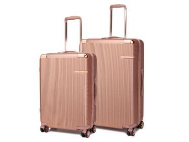 Tulum Large and Extra Large Check-in Spinner with TSA Security Lock (Material: Polycarbonate, Color: Rose Gold)