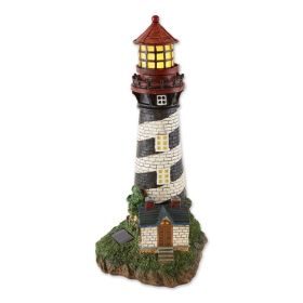 Outdoor Decor Backyard Garden Lawn Solar Garden Light (Shape: Lighthouse, Color: Multi Colors)