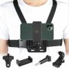 Outdoor Hiking Chest Harness Body Strap Mount Accessories Side Pouch Storage Bag