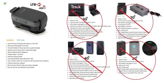 GPS Tracking Device Trailers ATVs Tractors Campers + GPS card SIM (SKU: g69914ggpscatm1m)