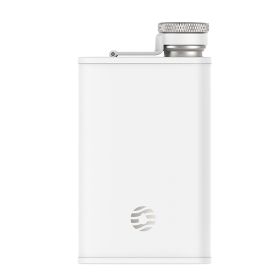 Healter Hip Flask for Men;  Portable Pocket Stainless Steel Flask Whiskey Flask for Outdoor Camping Climbing Hiking Picnic 6oz/8oz (Color: White, size: 6 oz)