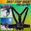 Outdoor Hiking Chest Harness Body Strap Mount Accessories Side Pouch Storage Bag